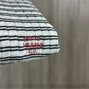 VTG Y2K Shirt Polo Ralph Lauren Rib Knit Crewneck Men’s L Striped USA Made EUC